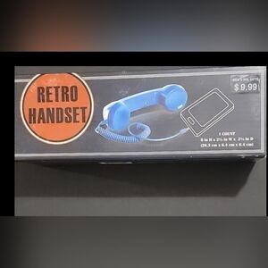 Classic Blue Retro Handset for Cell Phones